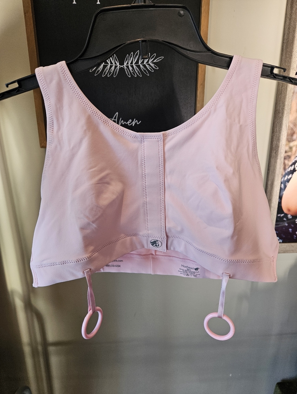 Masthead Elizabeth Pink Surgical Bra Size Large Style 042
